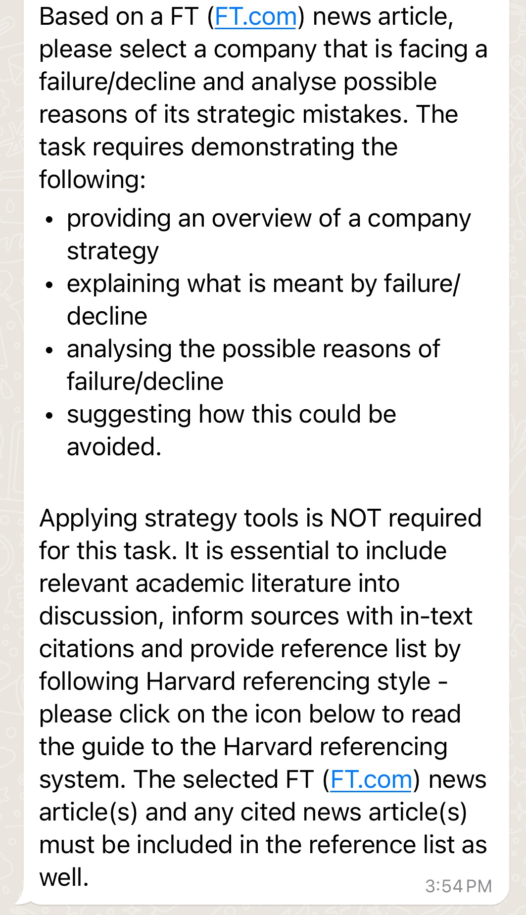 Based on a FT (FT.com) news article, please select a company that