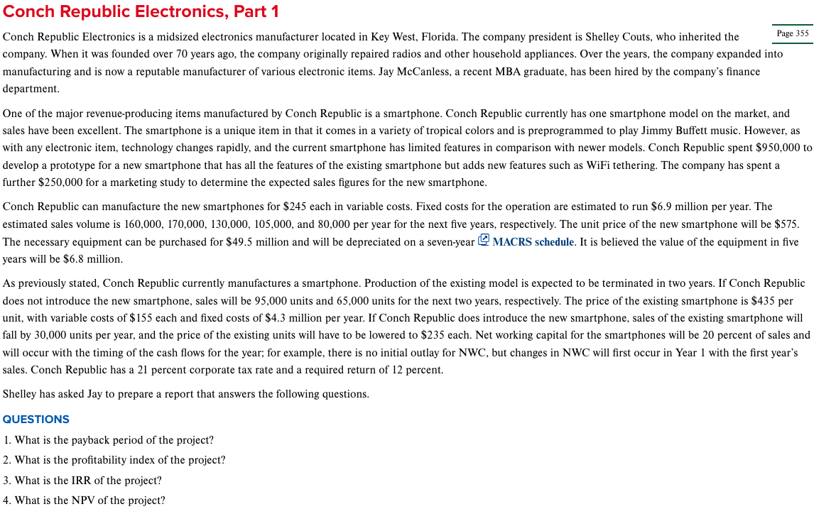 Conch Republic Electronics, Part 1 Page 355 Conch Republic Electronics is a