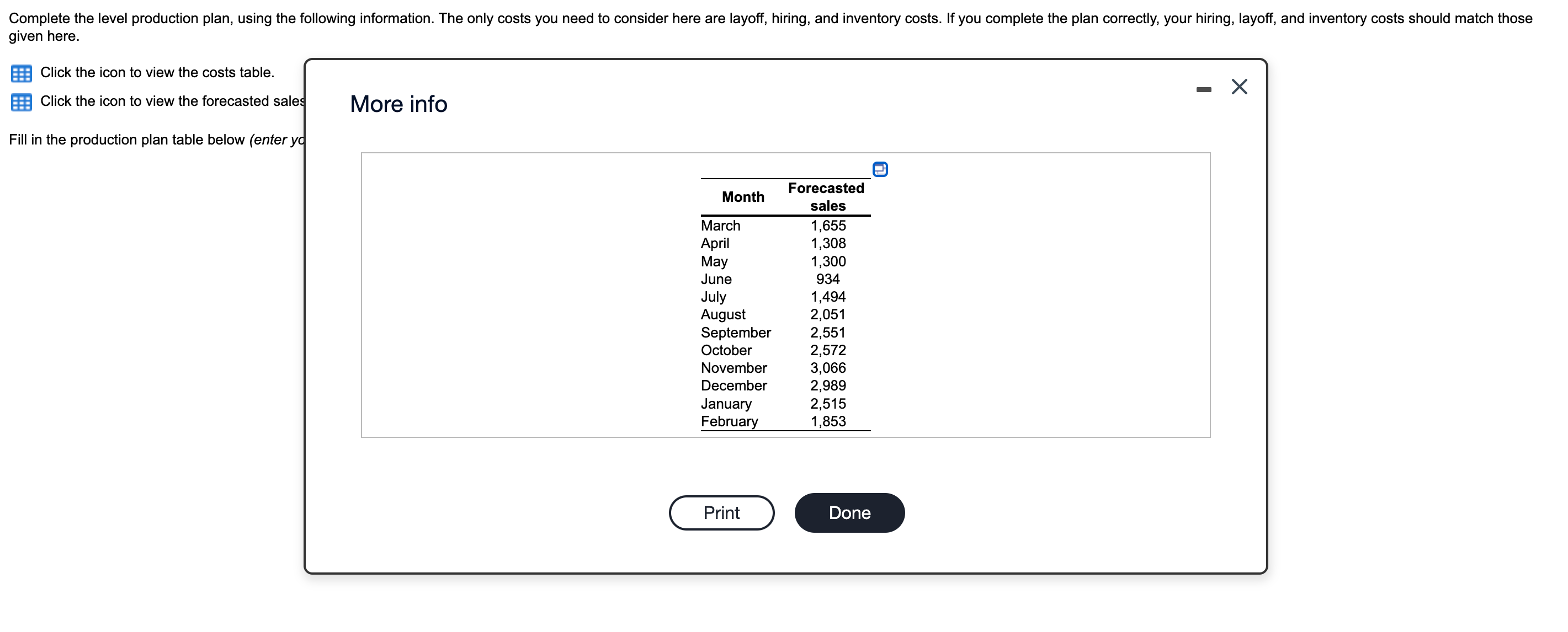 you need to consider here are layoff, hiring, and inventory costs. If