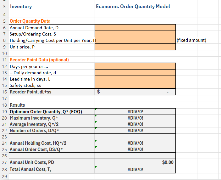 minimum quantity is the minimum amount that needs to be ordered in