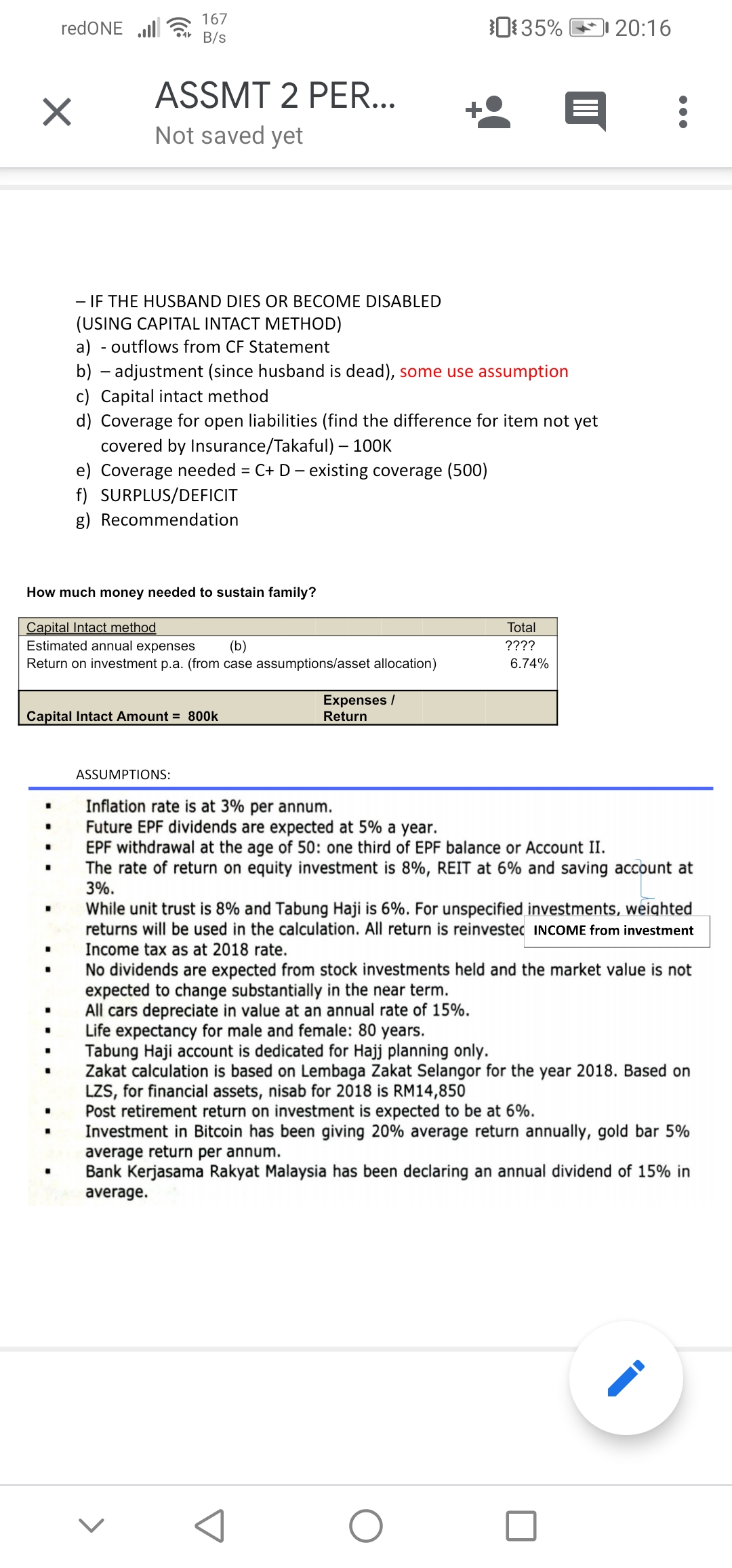 married for five years. Kassim has a son from his previous marriage