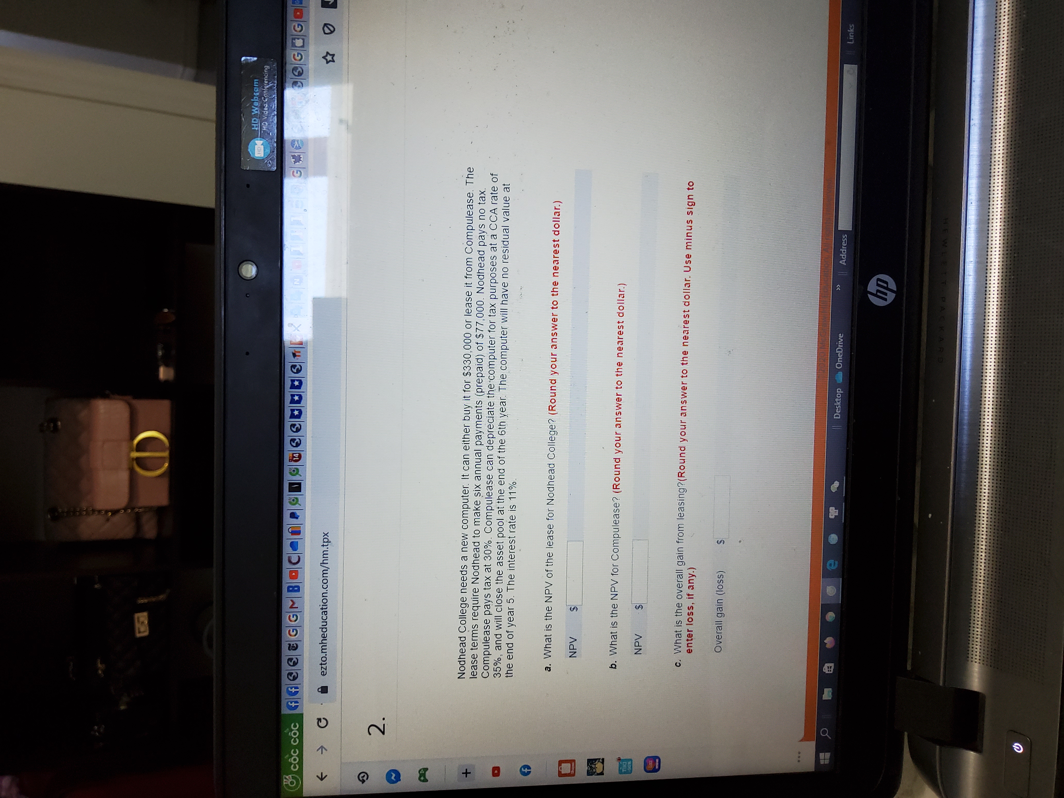 Q Suppose that National Waferonics has before it a proposal for a