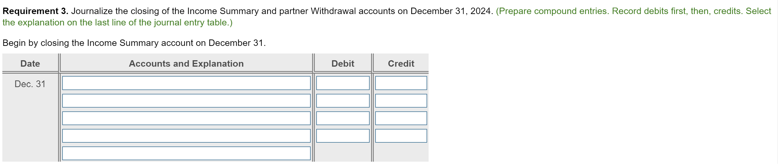 December 31, the partnership earned net income of $77,000. Levine's withdrawals were