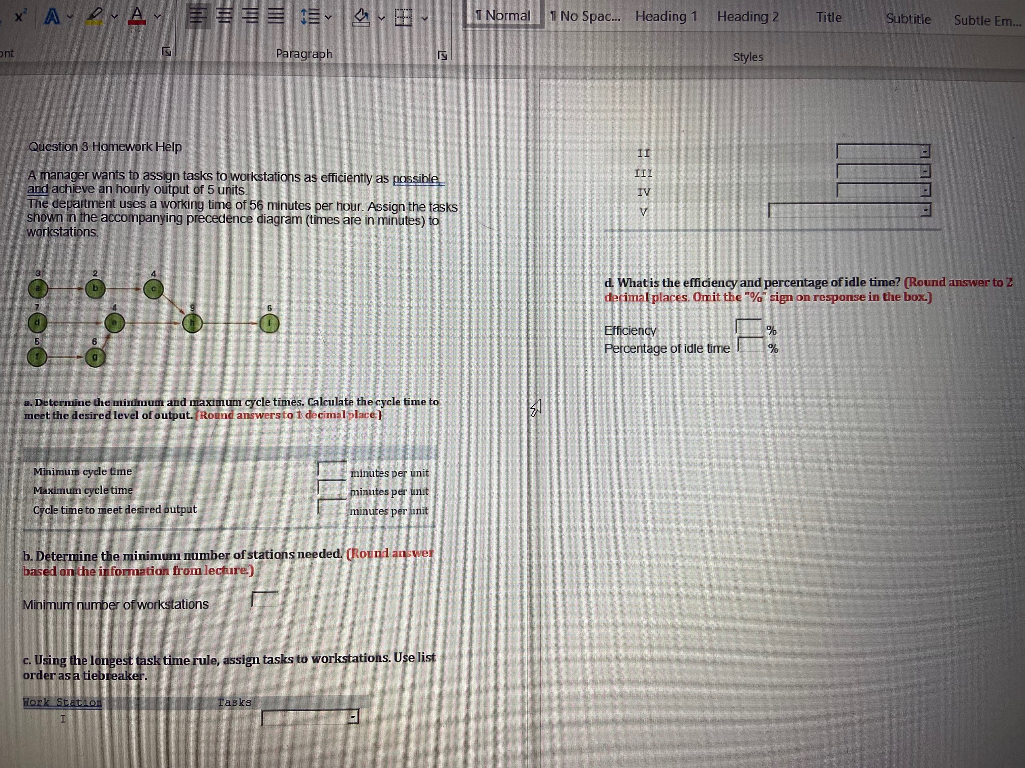 Ont x AA Paragraph 12 Question 3 Homework Help A manager wants