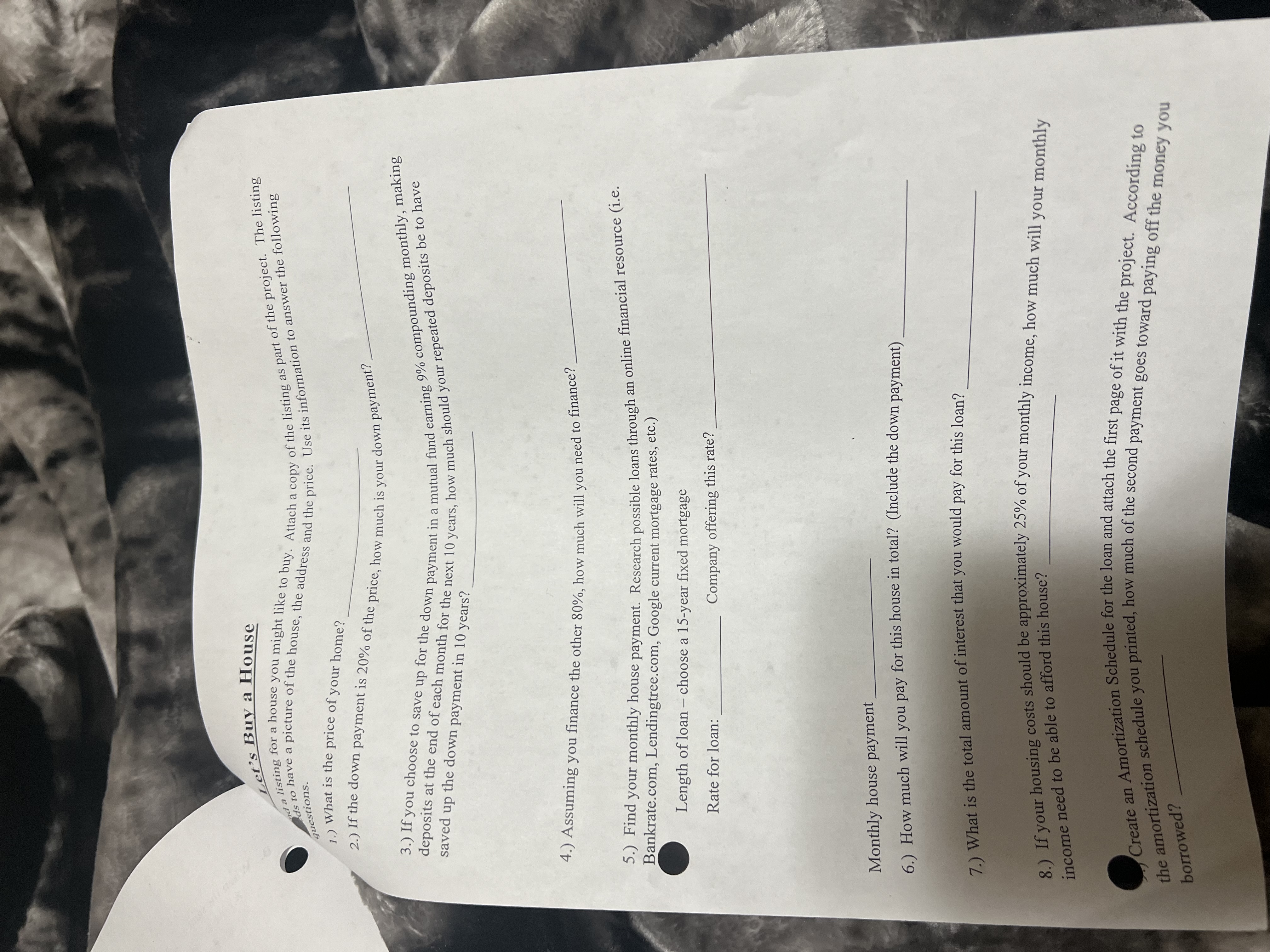 and include a printout of the vehicle. The printout needs to include