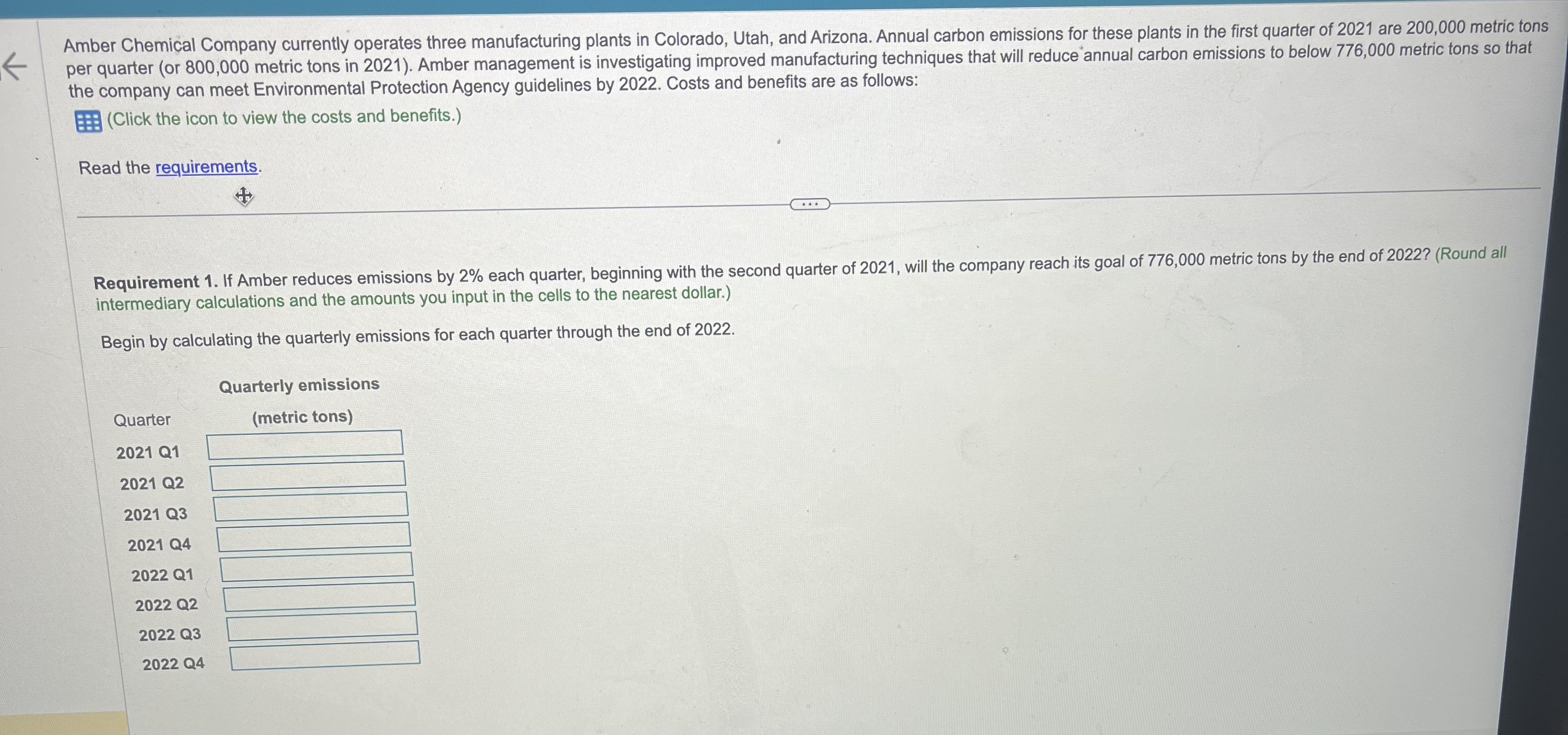 Amber Chemical Company currently operates three manufacturing plants in Colorado, Utah, and