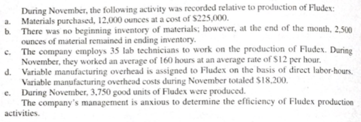 for industrial use. One compound, called Fludex, is prepared using an elaborate