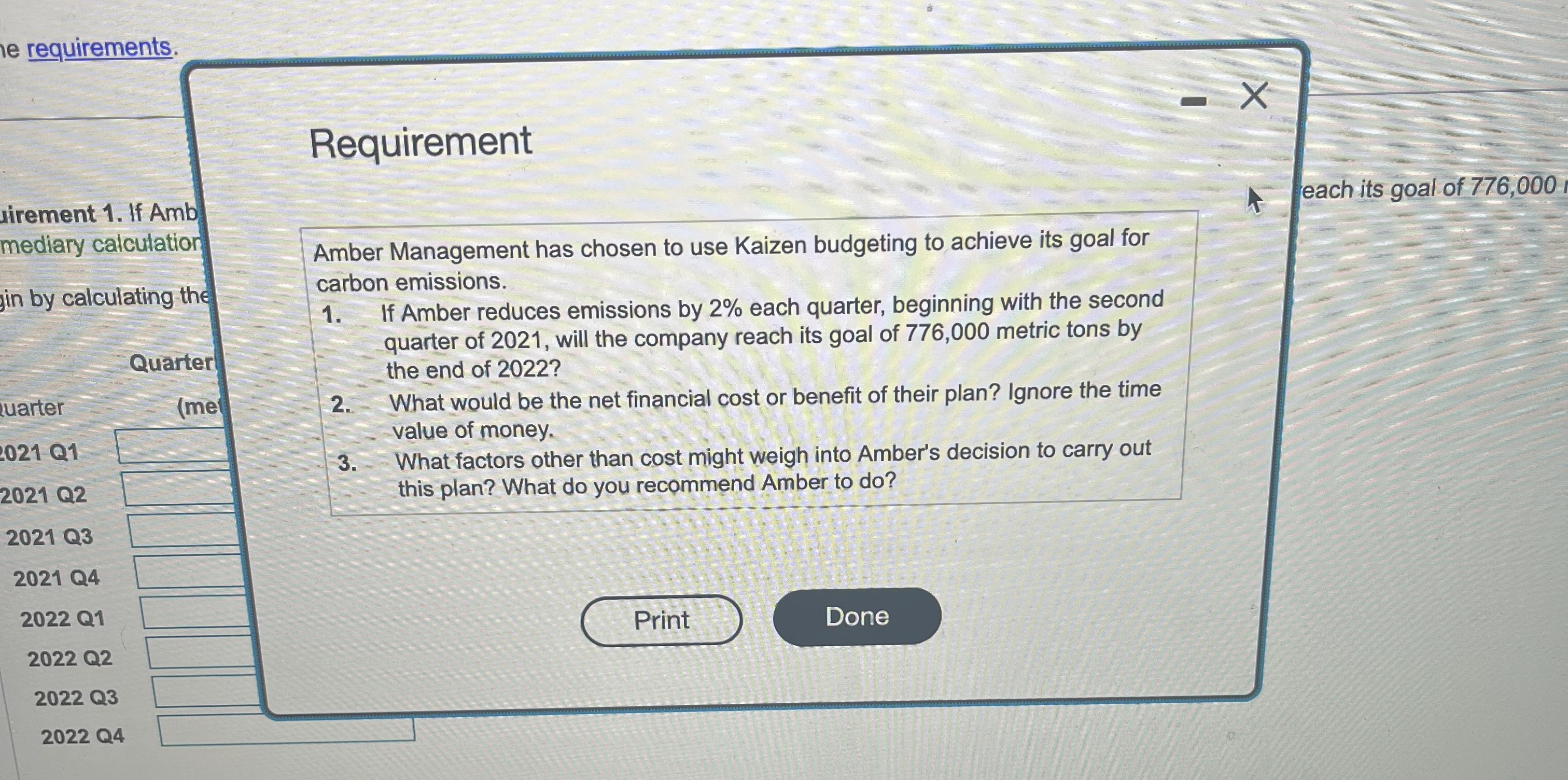 Arizona. Annual carbon emissions for these plants in the first quarter of