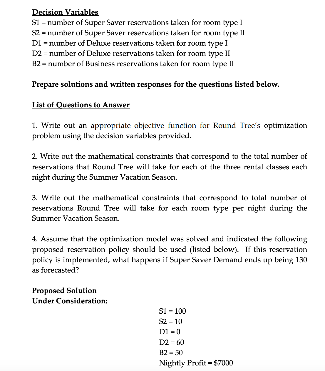 mathematical notation and equation formatting. Any equations should be included on separate