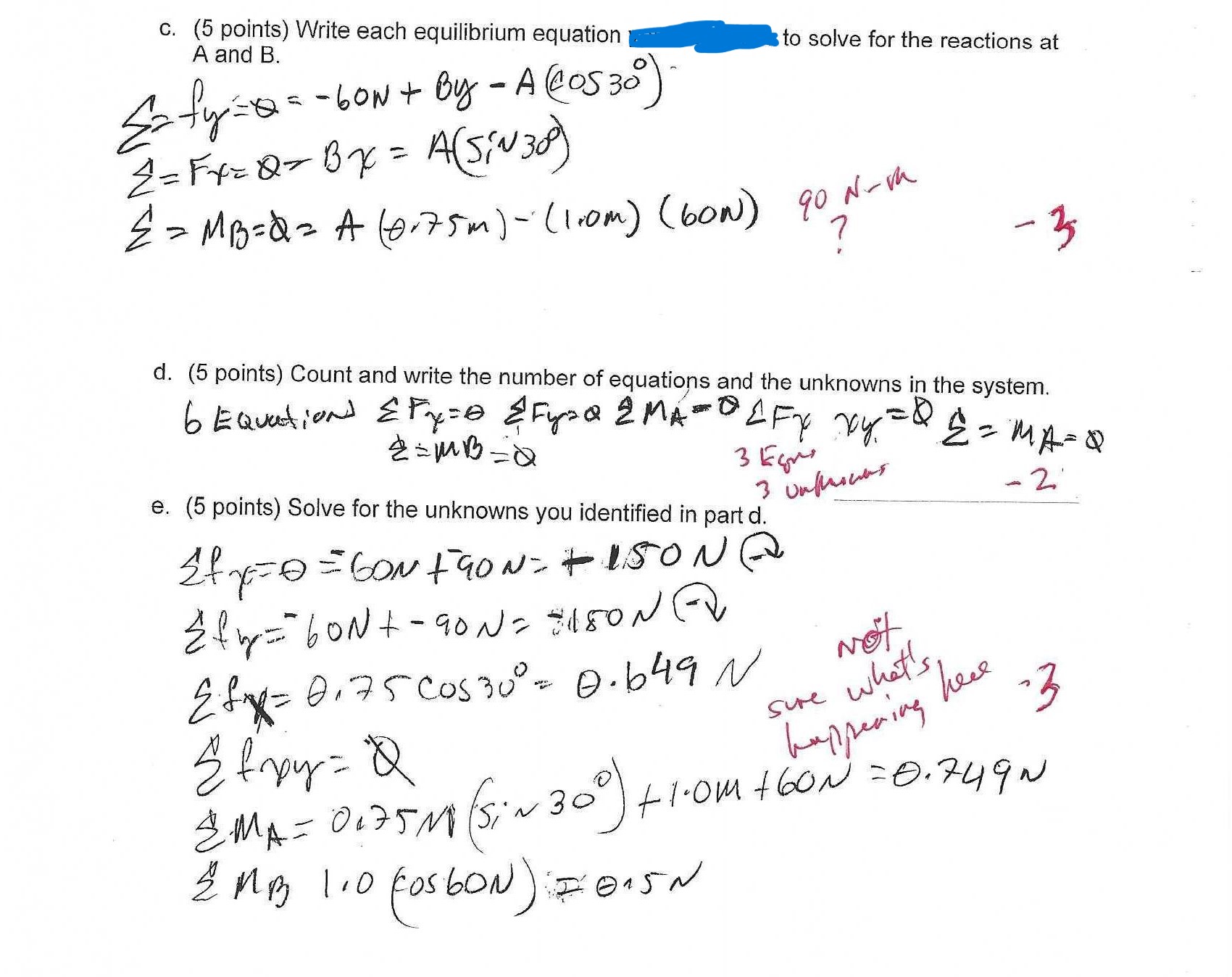 magnitude and the direction of the moment due to the applied force