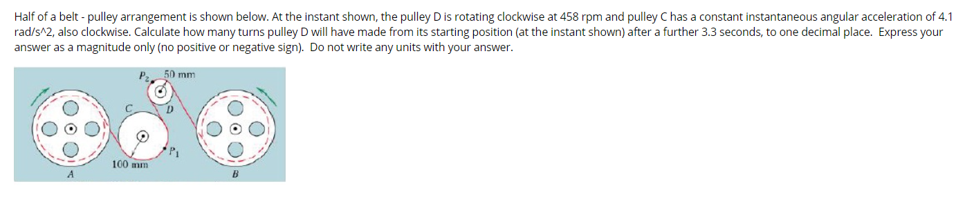 = 22 8.2 rad/s2 0 = 47.962 (3-3) + (8.2) (3-3) 2