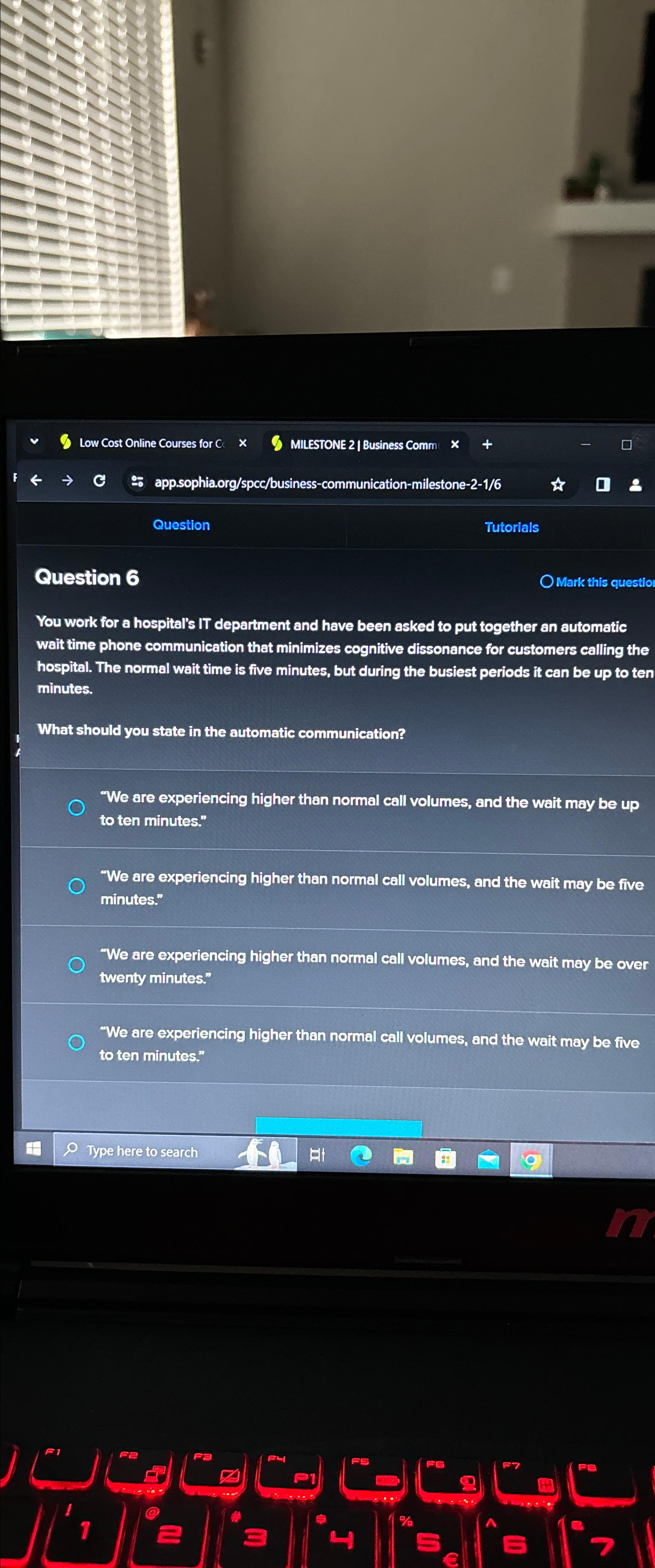 Low Cost Online Courses for Co X MILESTONE 2 | Business Comm