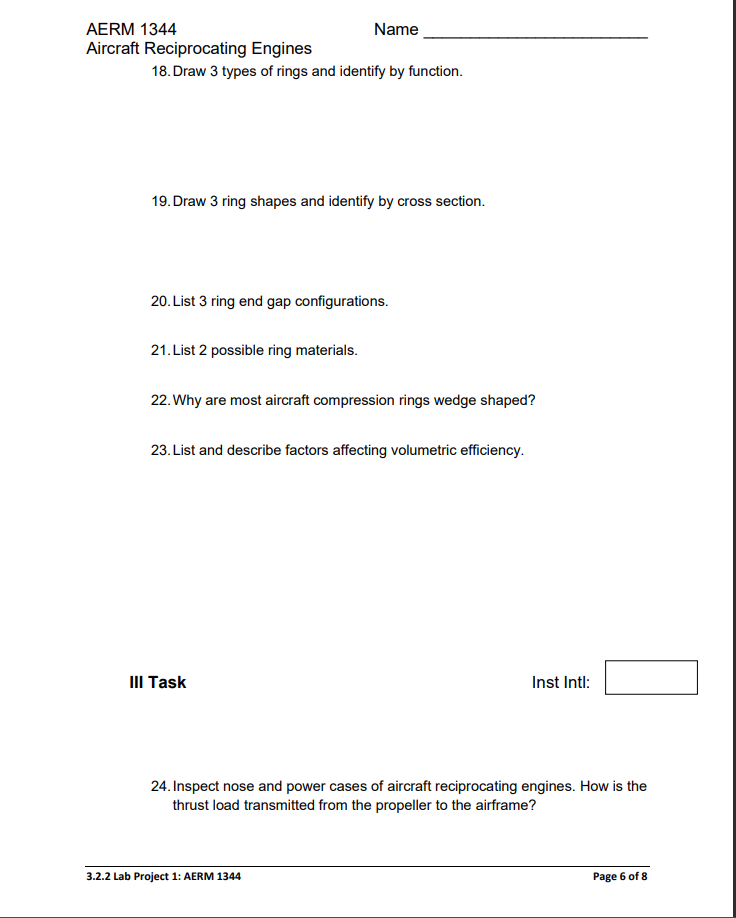 and maximum power. c. Explain mechanical and thermal efficiency. d. Explain weight