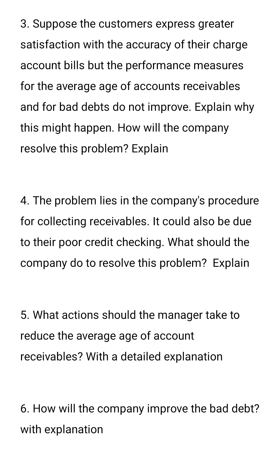 unsold merchandise at the same time to increases profit realization? Explain 2.