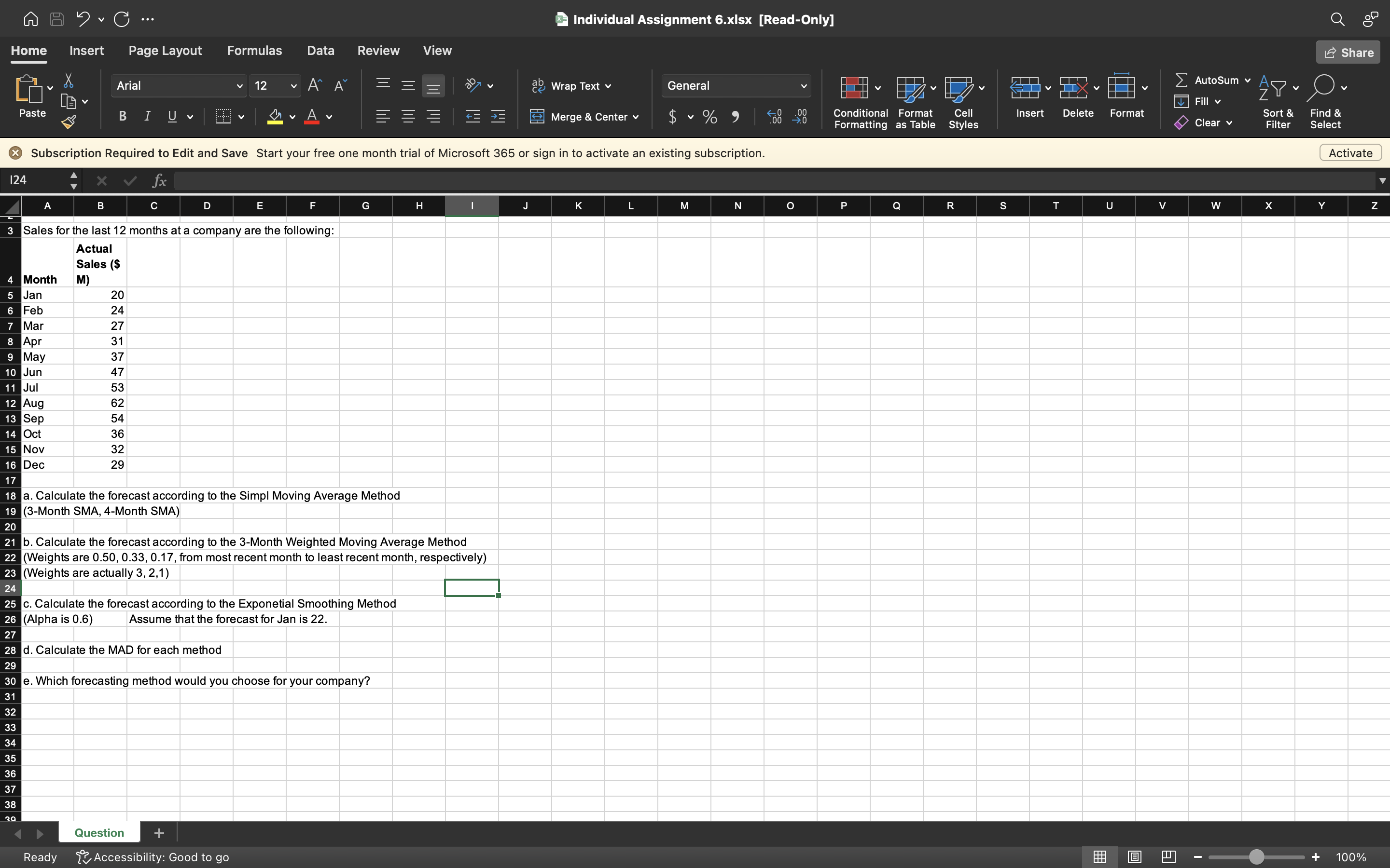 C Home Insert Page Layout Formulas Data Review View G X Arial