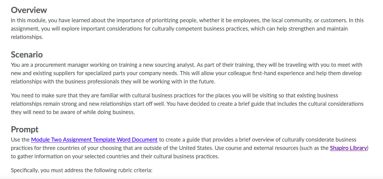 the bracketed text with the relevant information. Criteria Authority Figures Levels of