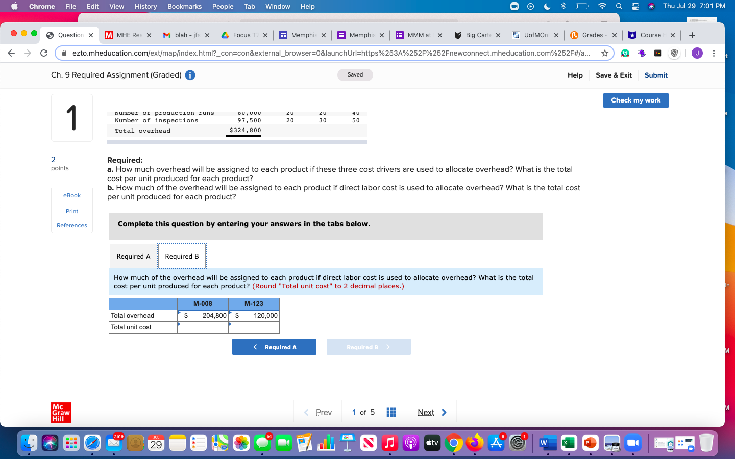 29 7:01 PM Question XM MHE Rea M blah-jfs x | Focus