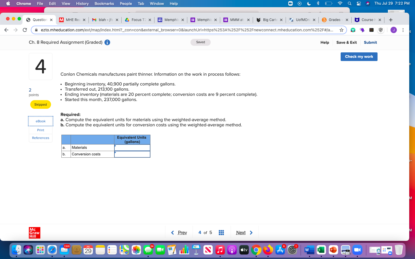 Chrome File Edit View History Bookmarks People Tab Window Help Thu Jul