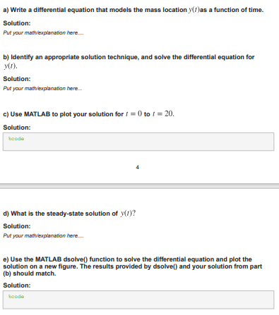= 5 kg has stretched a spring by so = 1.5 meters