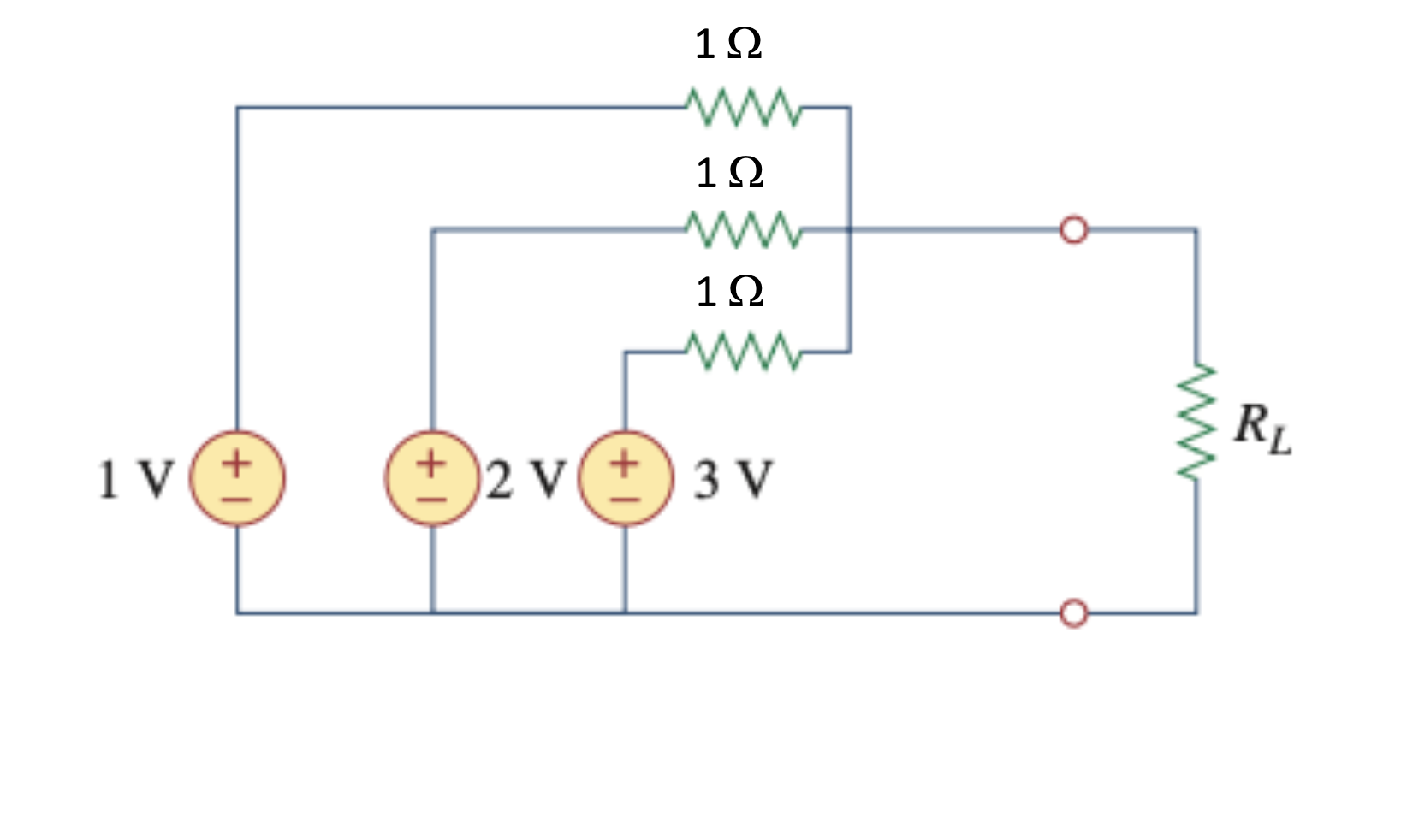 1V( |+ 1 ww 1 ww 1 ww + 2V3V ww RL