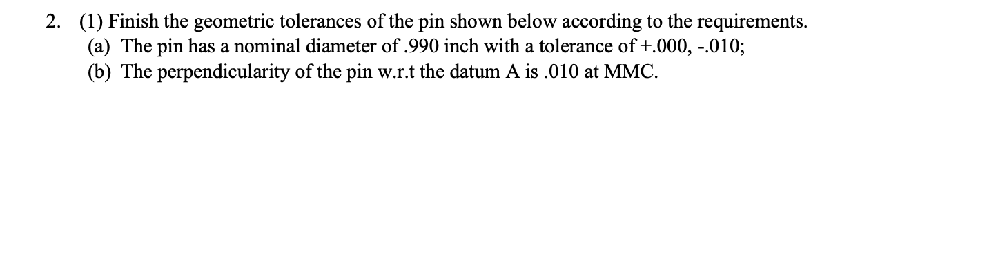 between the two tolerancing methods for the position of the hole? 1.00