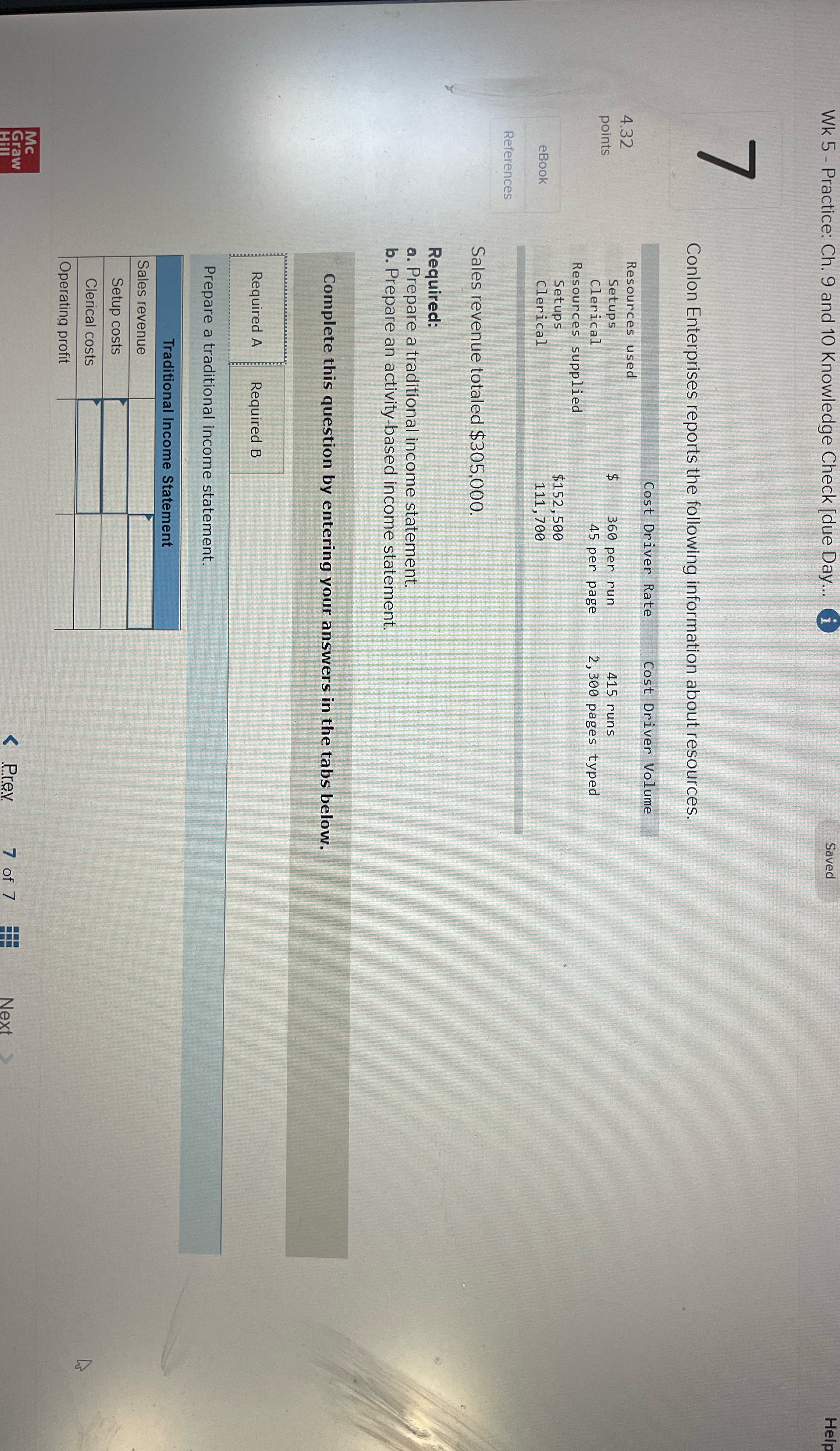 Wk 5 - Practice: Ch. 9 and 10 Knowledge Check [due Day...