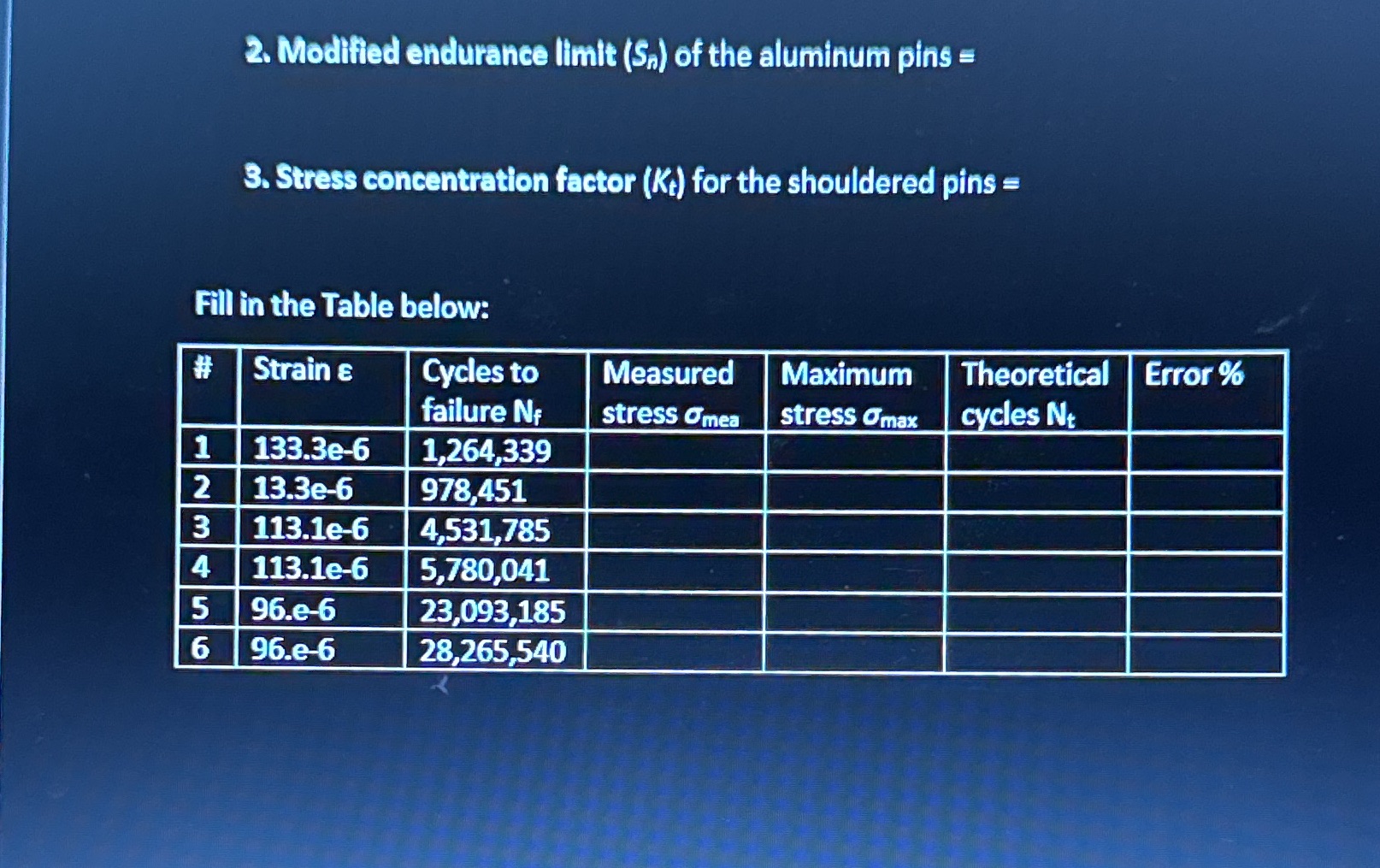 end of this lab document) 1. Watch this example VIDEO of a