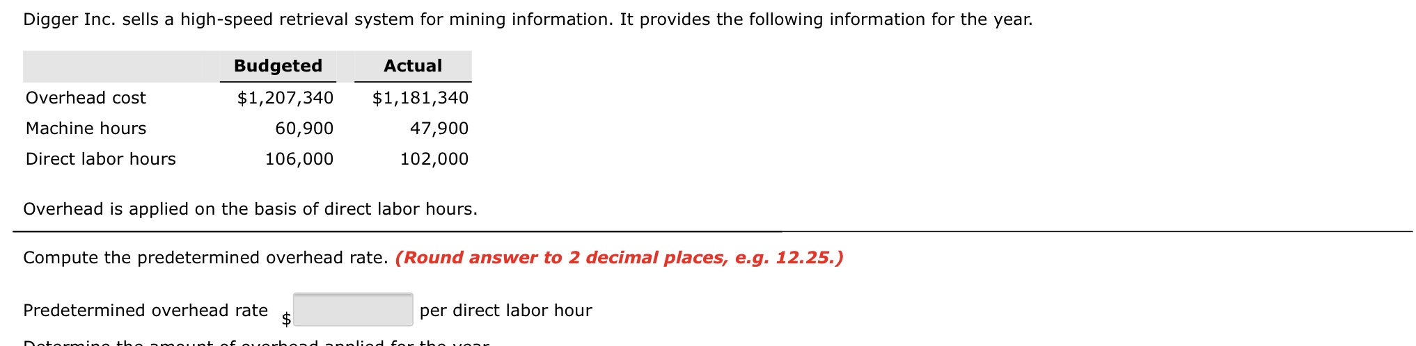 Digger Inc. sells a high-speed retrieval system for mining information. It provides