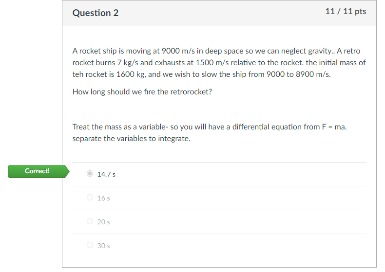 fuel and oxidizer per second. the combustion gases exit at a velocity