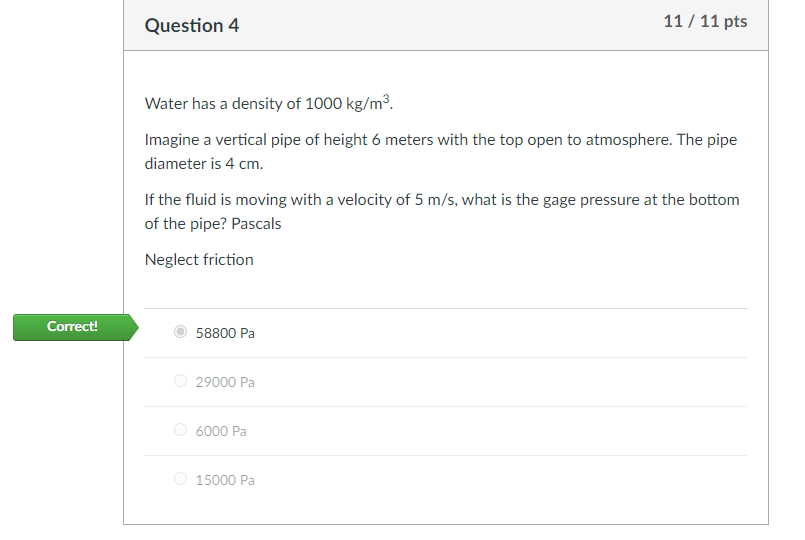 the thrust? 4800 N 2400 N 8.5 N 565 N Correct! Question