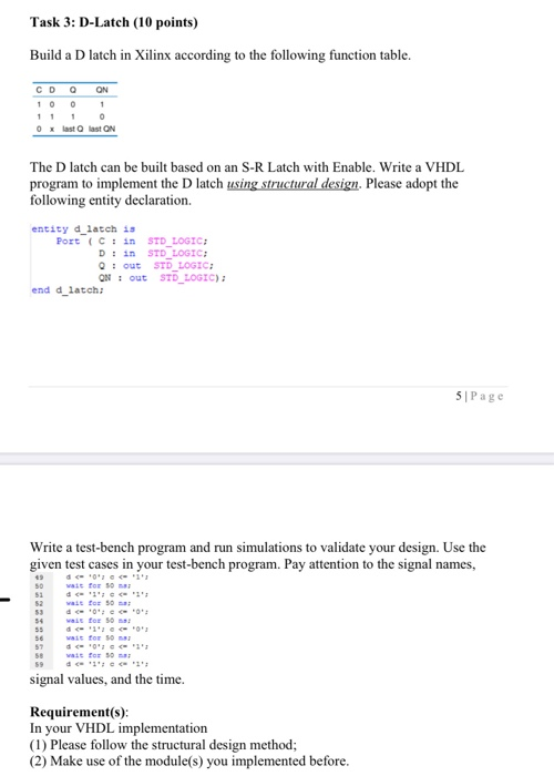 enable operates according to the following function table. ON 001 last last
