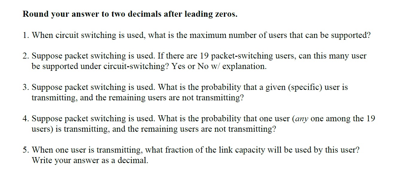 which Nes users, each requiring a bandwidth of 10 Mbps, must share