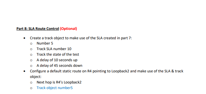 10 seconds up A delay of 45 seconds down Configure a default