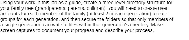 Using your work in this lab as a guide, create a three-level