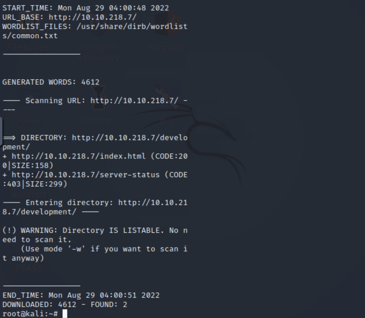 tasks: use -t 4 [WARNING] Restorefile (you have 10 seconds to abo