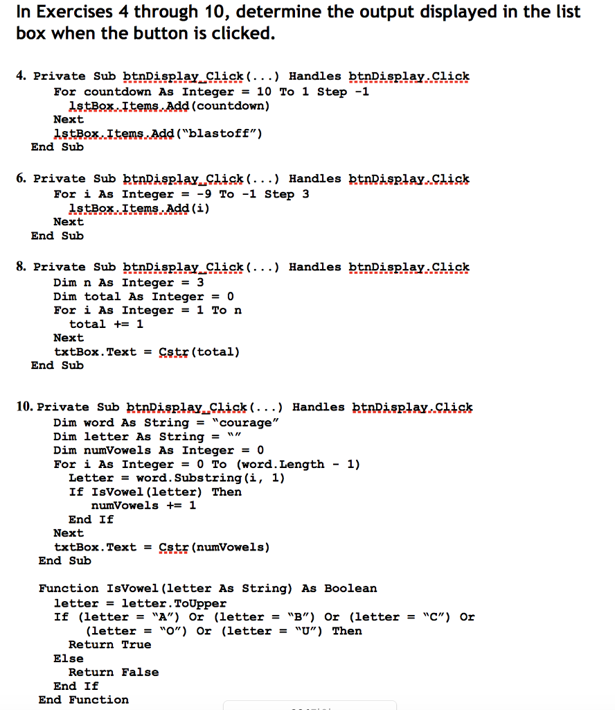 Parameter(s)/ argument(s) This function does not take in any parameters Return value