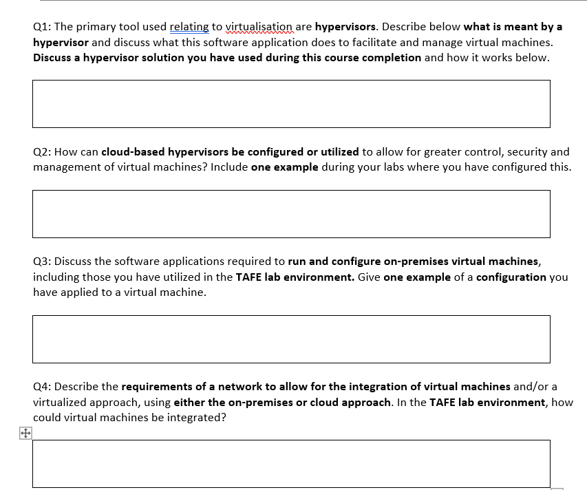 be considered when working with virtualization technologies, specifically the creation of desktop