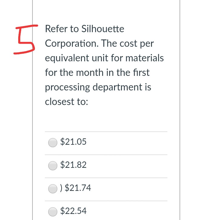 costs were incurred in the first processing department during the month: Materials