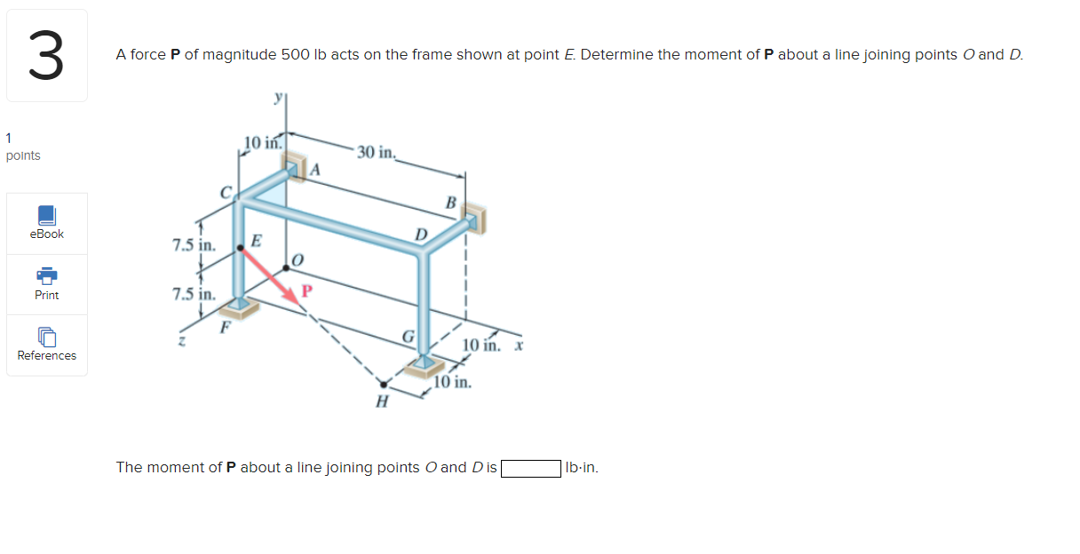 At the instant shown, the tension in cable AB is 4.7 kN.