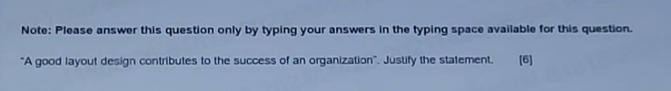Note: Please answer this question only by typing your answers in the