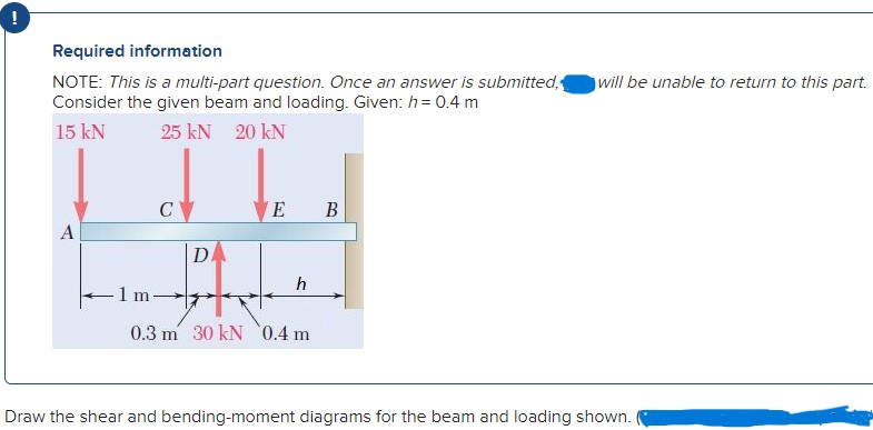 ! Required information NOTE: This is a multi-part question. Once an answer