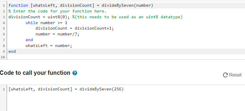 accepts a single input variable number that is any positive number. Add