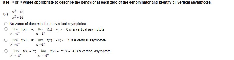 x-5 3f(x) Find the limit, if it exists. Given limf(x) = 4
