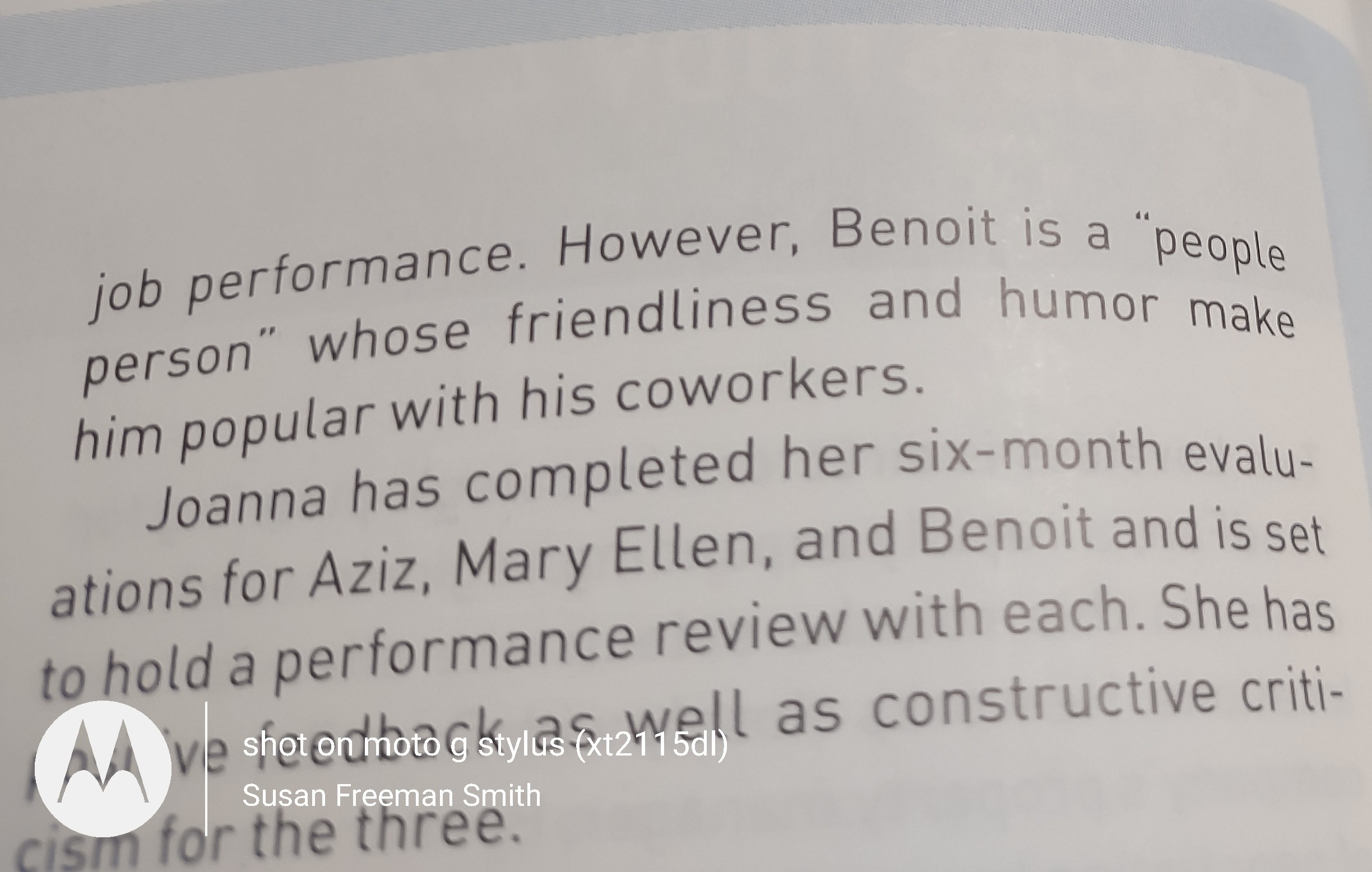 end of their first six months. Those who fail to address signifi-