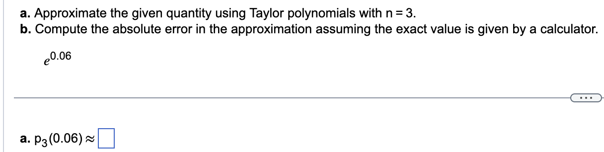the given point a. b. Find the quadratic approximating polynomial for the