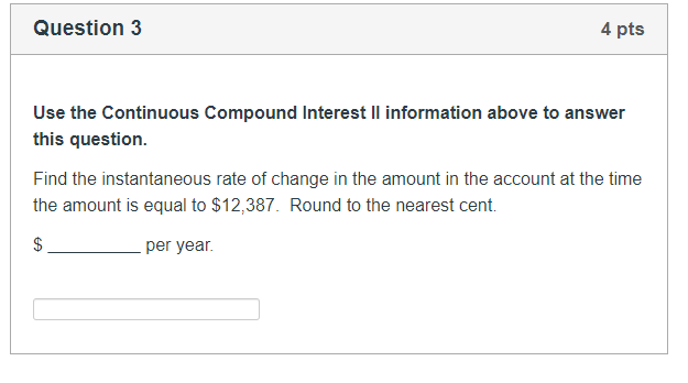 = 17,331 (0.833)*. What is the rate of depreciation (in dollars per