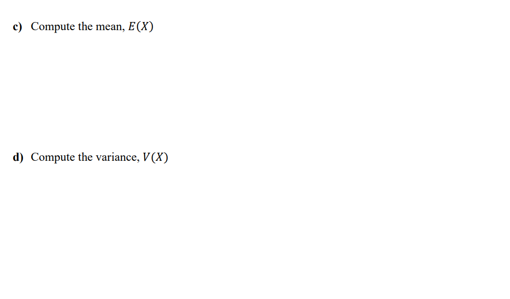 value, k. (kx for x 1,2,3 and 4 1 P(X = x)