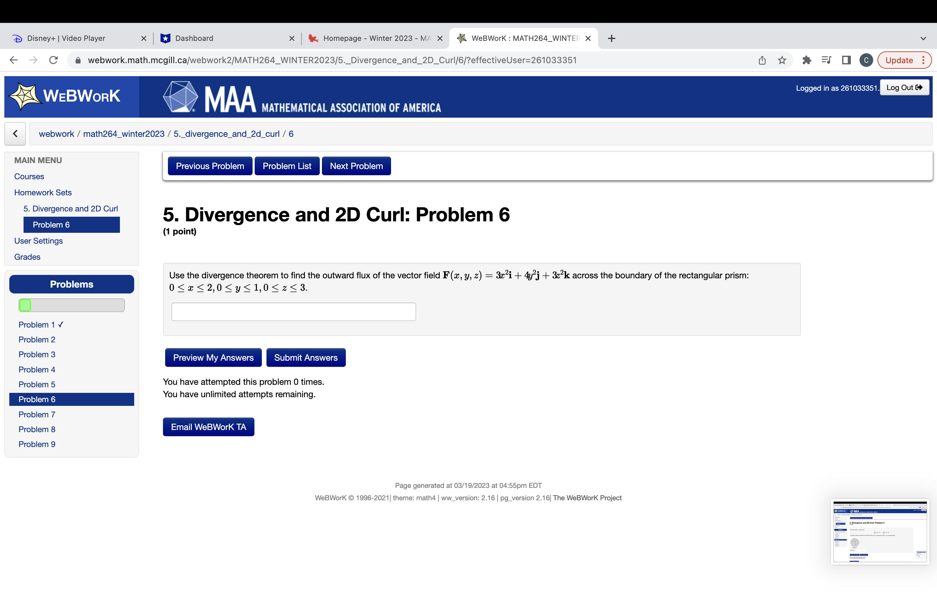 Disney+ | Video Player Dashboard - Homepage Winter 2023 - MA X