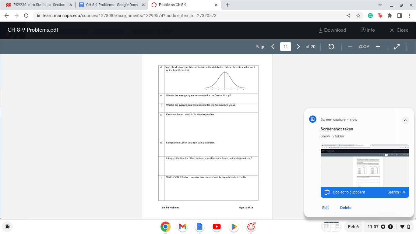 testing using the Independent-Samplest Test, and answer the questions in each table.