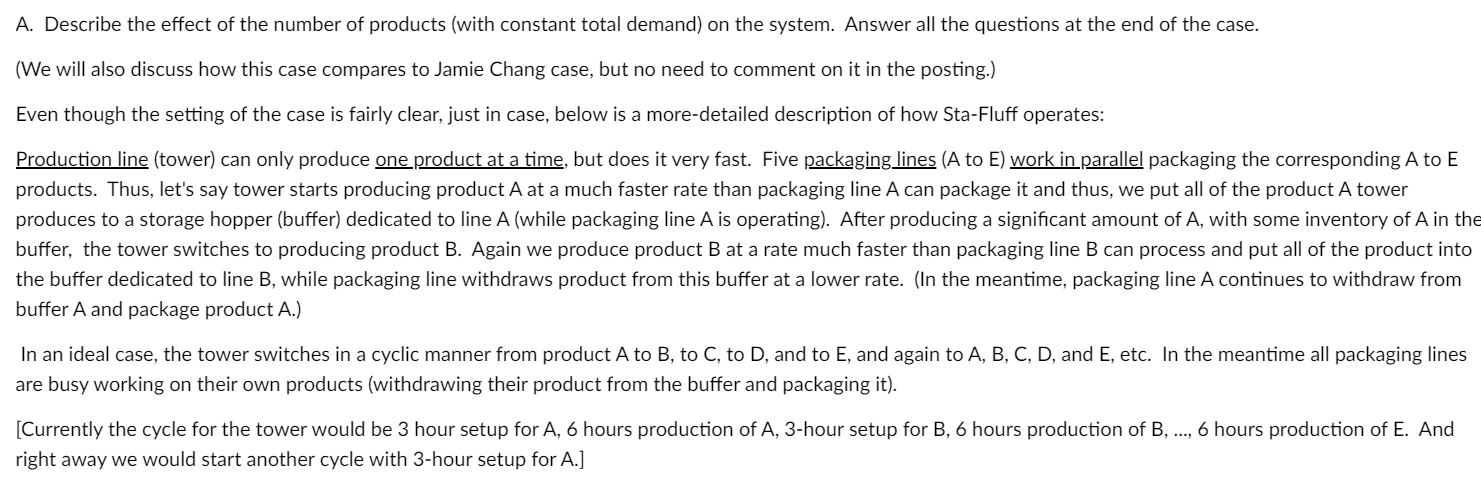 British company that produces five different laundry powders on a single production